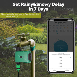 MOES WiFi Smart Water Timer 1 Outlet with Alexa Google Home