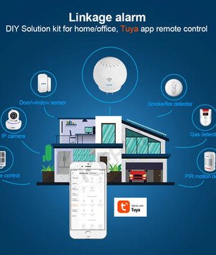 Kerui Plastic Wifi Smart APP Wireless Range Home Alarm Doorbell