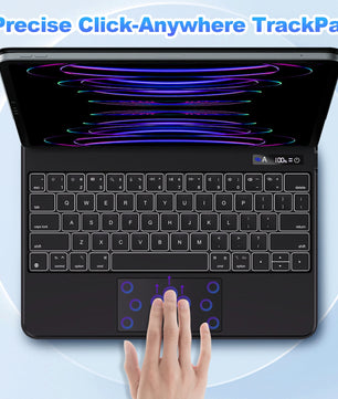 Wireless 11 Inches Magnetic Magic Keyboard Case for Apple iPad