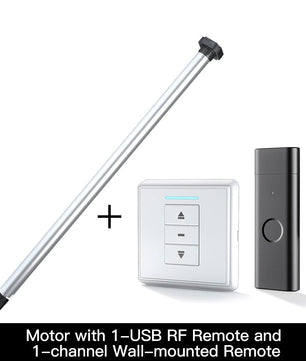 Moes Plastic Electric Remote Control Tubular Roller Blind Motor