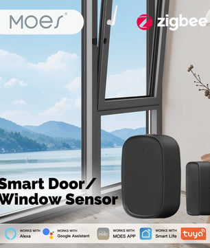 Moes 2.4GHz Plastic Home Security Smart Door Window Sensor