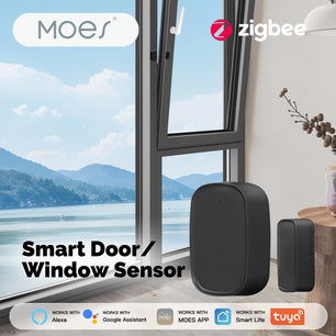 Moes 2.4GHz Plastic Home Security Smart Door Window Sensor