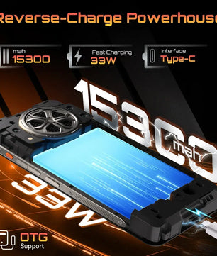 15300mAh 128GB Android KingKong Power 5 Rugged Smartphone