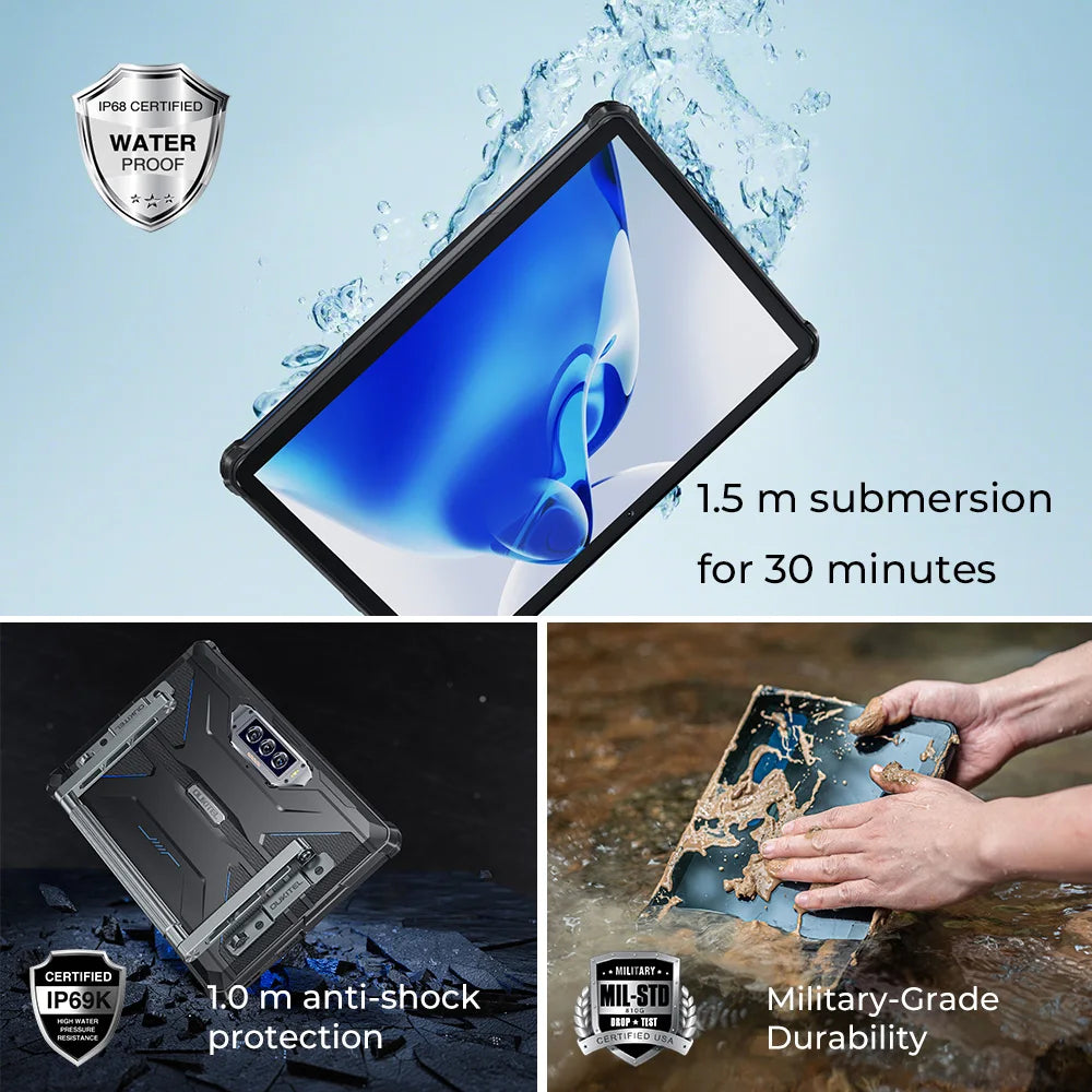 12GB+256GB 10.1" 32000mAh Battery 48MP Camera Android 13 Tablet