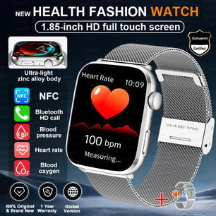 Rubber Waterproof Android Square Shaped Amoled Screen Smartwatch