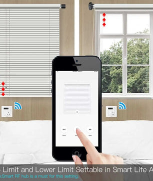 Moes Plastic Electric Remote Control Tubular Roller Blind Motor