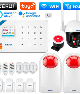 Kerui Plastic Smart Wireless Motion Detector Security Sensor Kit