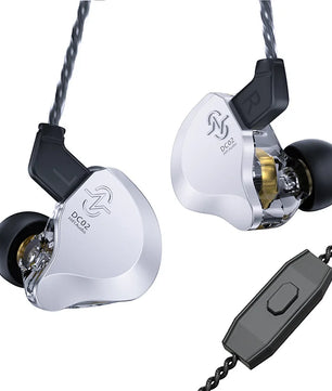 2 Pins Metal Dynamic Vocalism Bluetooth Ear Monitor Wire Headphone