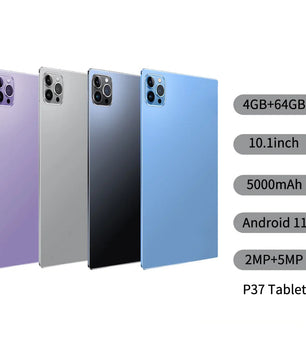 5000mAh Type-C USB 4GB RAM 64GB ROM 10.1 Inches Touch Tablet