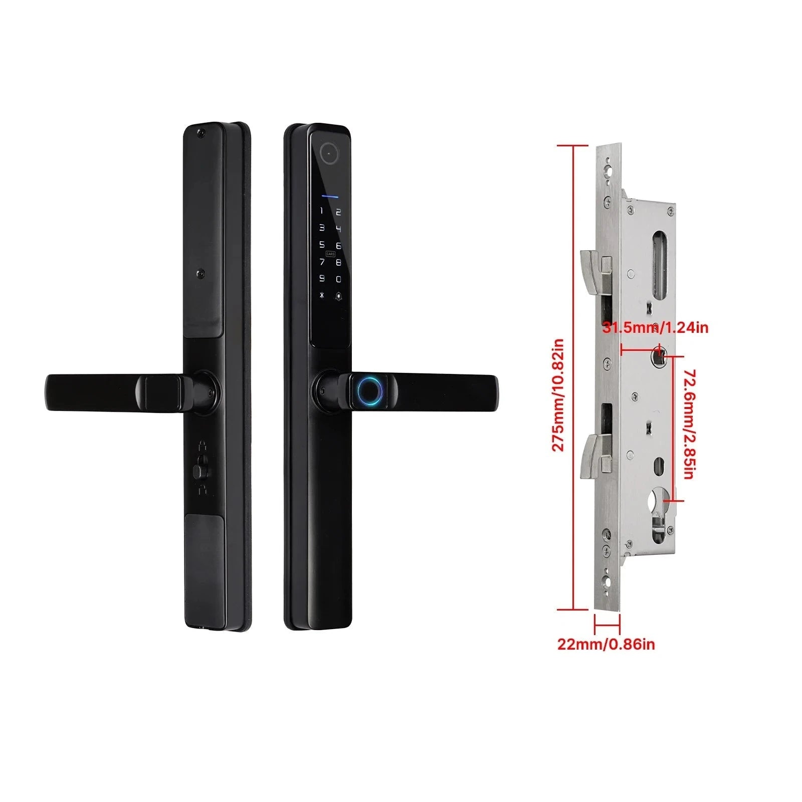 MOES Tuya WiFi Electronic Remote Fingerprint Smart Door Lock