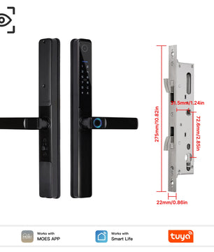 Aluminum Alloy Bluetooth Compatible Electronic Smart Door Lock