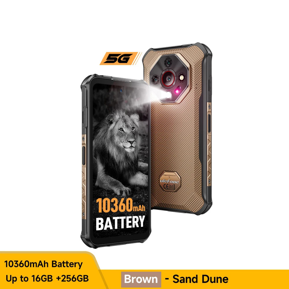 10360mAh 256GB Armor X16 Pro 5G Rugged Android Smartphone