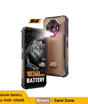 10360mAh 256GB Armor X16 Pro 5G Rugged Android Smartphone