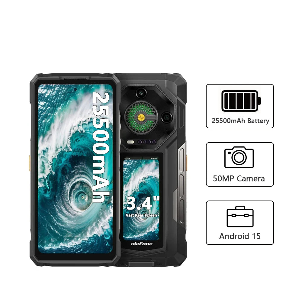 32GB+512GB Armor 33 Pro Rugged 5G Dual Screen Smartphones