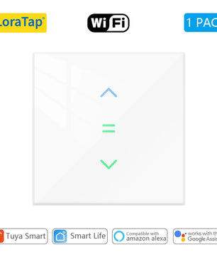 LoraTap 240V Plastic Automatic Remote Control Roller Shutter Switch