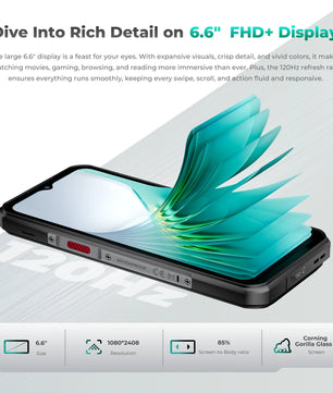 11000mAh 512GB Android WP62 5G Rugged Fast Charging Smartphone