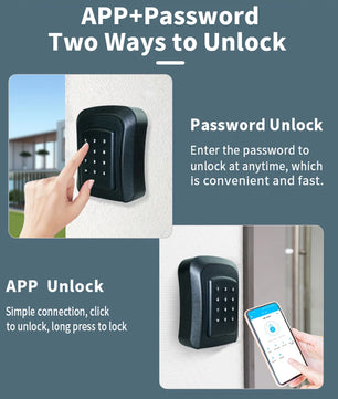 Metal Waterproof Bluetooth Dry Battery Security Smart Lock