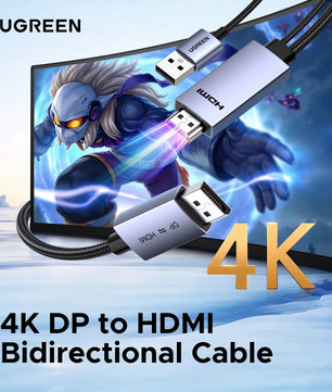 Ugreen 4K 60Hz Bidirectional Video Audio Cable For Laptop