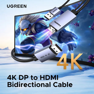 Ugreen 4K 60Hz Bidirectional Video Audio Cable For Laptop