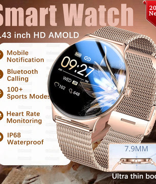 Silica Gel Full Touch Screen Android Round Shaped Digital Smartwatch