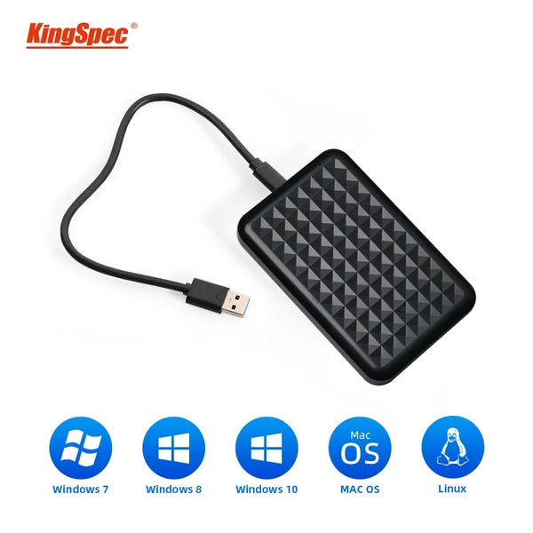 KingSpec 3TB USB 3.0 SATA Alloy High Speed Hard Disk Enclosure