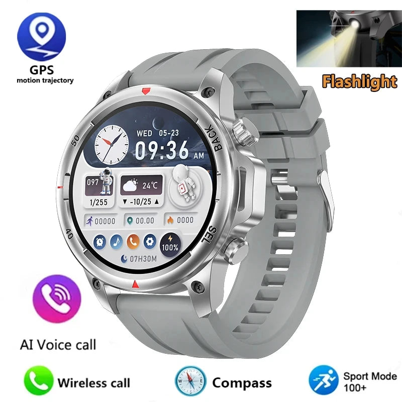 Alloy Waterproof Android Round Shaped Bluetooth Smartwatch
