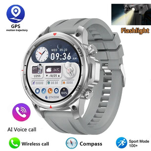 Alloy Waterproof Android Round Shaped Bluetooth Smartwatch