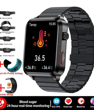 Silica Gel ECG Precise Detection Health Bluetooth Smart Watch