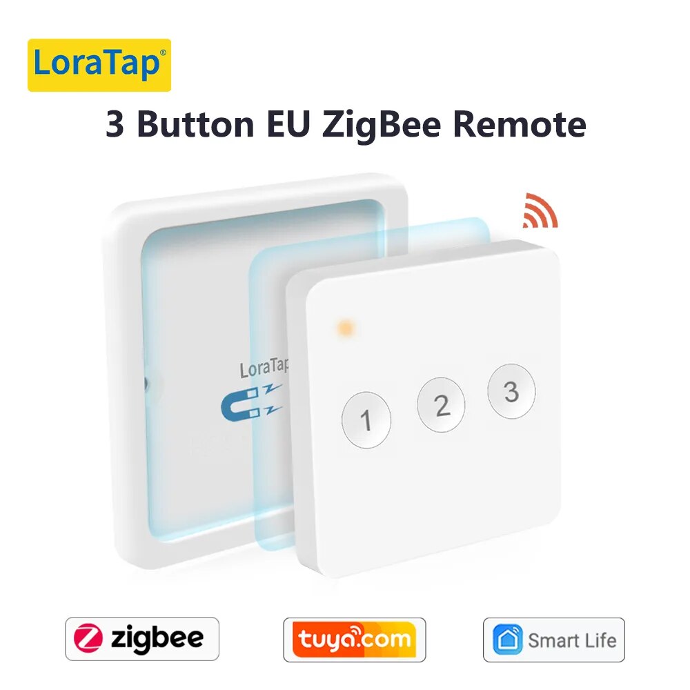 LoraTap Plastic Bluetooth Wireless ZigBee Portable Scene Switch