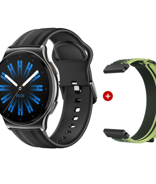 Silica Gel 1.43'' 22mm Waterproof AMOLED Display Smartwatch
