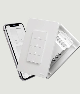 Moes 10A Plastic Panel Remote Control Light Push Button Switch