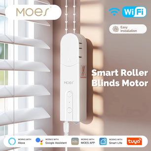 MOES WiFi Roller Blinds Motor for Curtains with Alexa Google Home