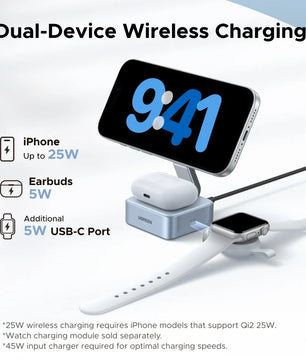 Ugreen Magnetic Wireless Charger Stand For Iphone 16/17 