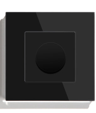 Bseed Alloy Crystal Glass Push Button Light Rotary Knob Switch