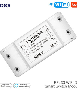 Moes 1800W Plastic Automatic Wireless WIFI Smart Switch Module