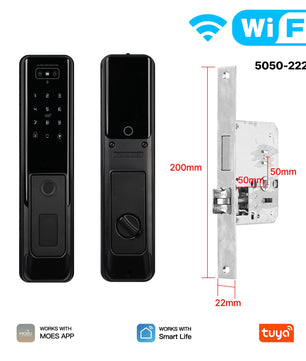 Moes Tuya WiFi Smart Door Lock Facial Palm Vein Recognition