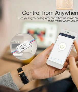 Moes 10A 1800W Plastic Automatic Wireless WIFI Switch Module