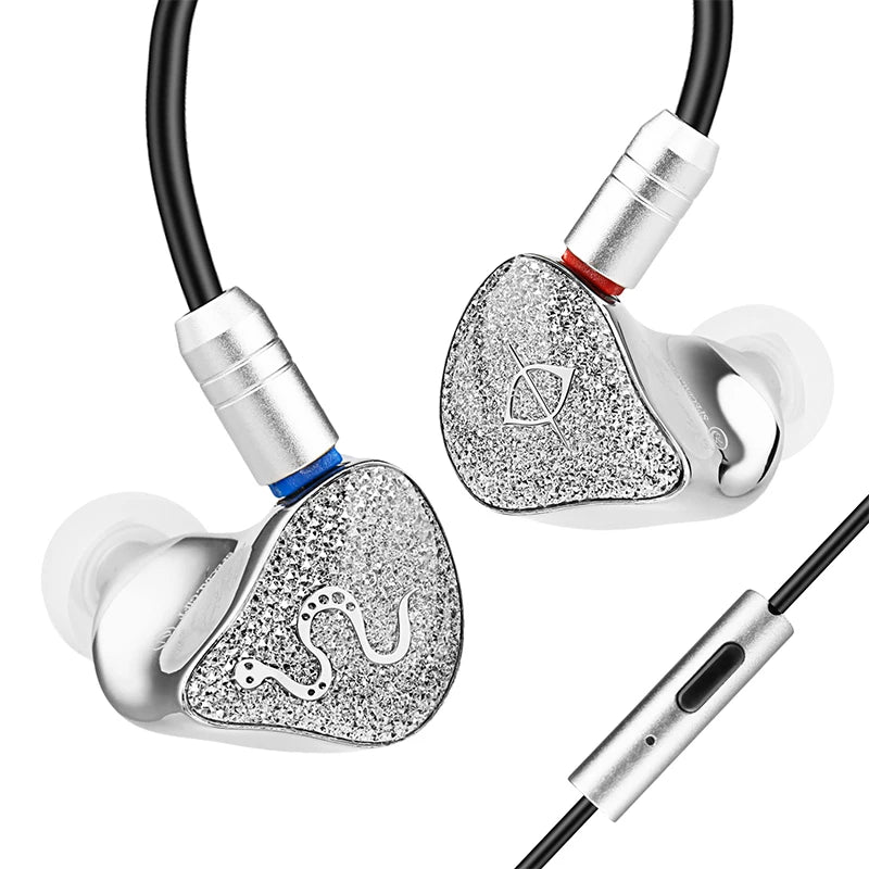 Metal 3.5mm Dynamic Vocalism Composite Diaphragm Earphones