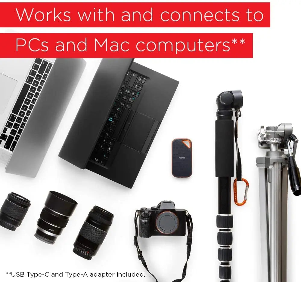 USB 3.2 Type-C External Solid State Drive For Laptop And Desktop