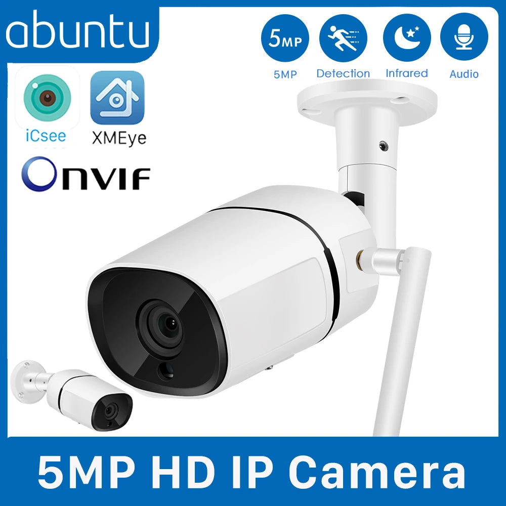 IP66 5MP 128G Outdoor Waterproof Surveillance Camera