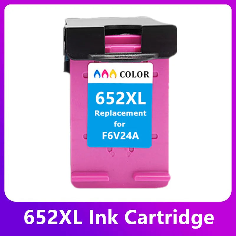 652XL Ink Cartridge Compatible For HP 652 XL Deskjet 1115 1118 2135 2136