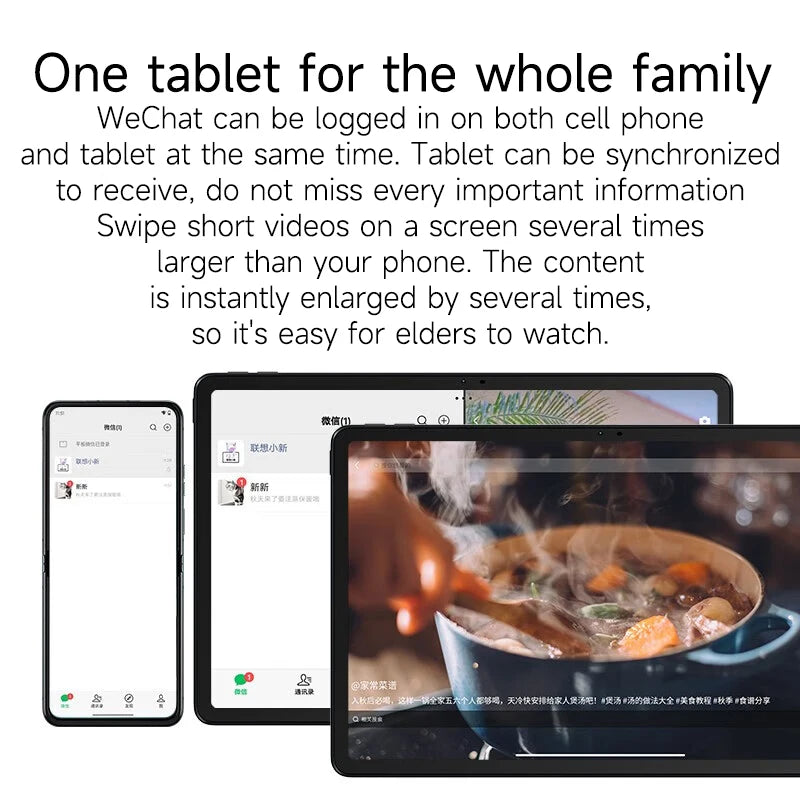 7040mAh 6GB 11  Inch 90Hz Screen Fast Charging Lenovo Tablet