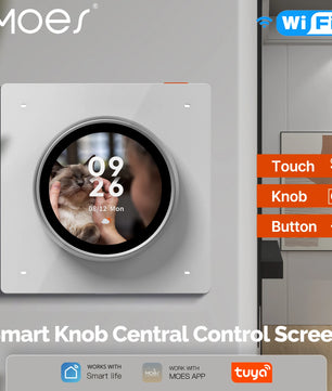 Moes Tuya WiFi Smart Knob Central Control Screen Rotate Switch