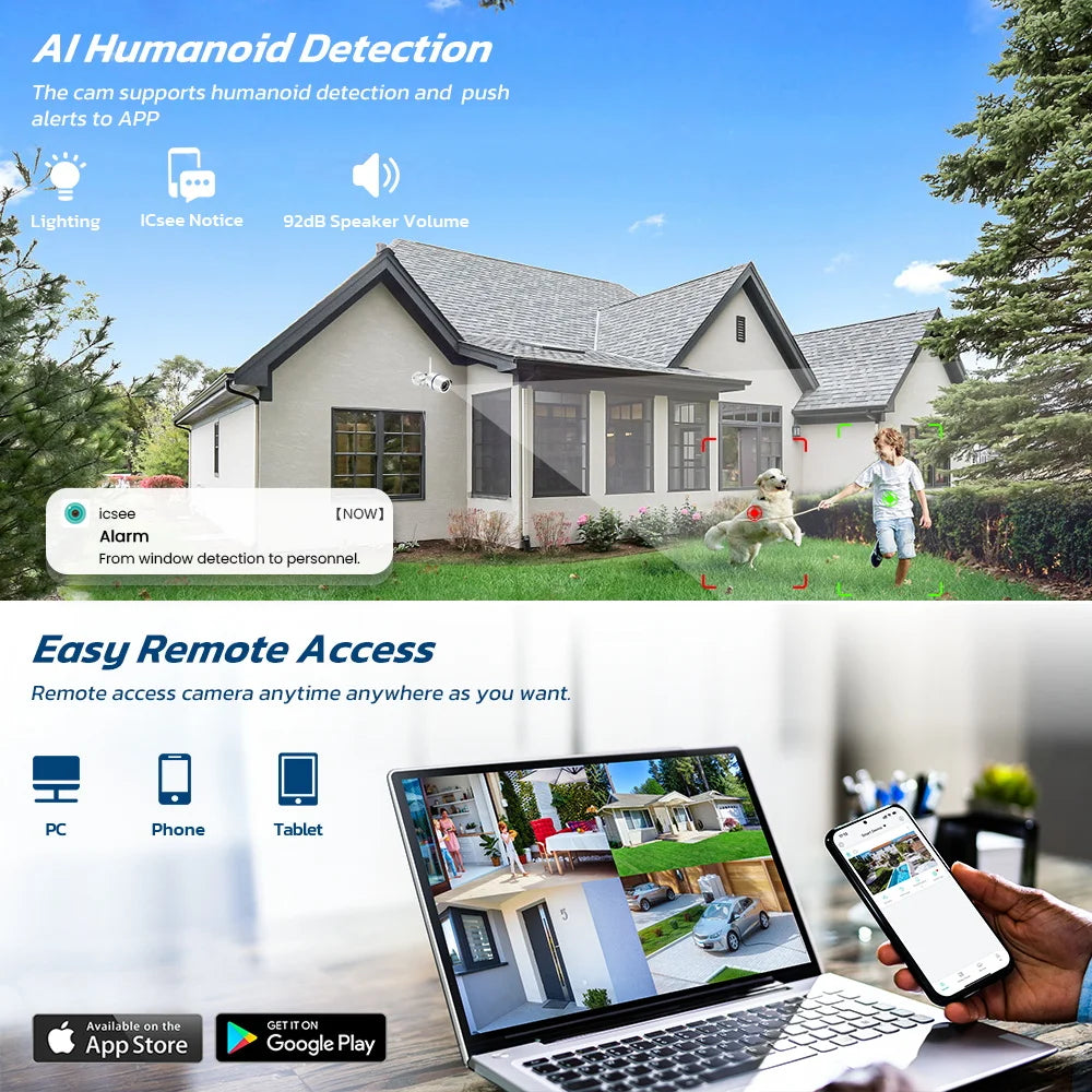 IP66 5MP Digital Zoom Waterproof Audio Record Bullet Camera