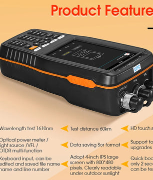 Single Mode Hybrid Optic Touch Screen Time Domain Reflectometer