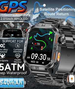 Alloy Waterproof Android Square Shape On-Wrist Smartwatch