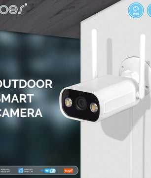 Moes 3MP Plastic WiFi Smart Outdoor Sound Motion Detection Camera