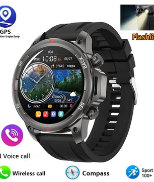 Alloy Waterproof Android Round Shaped Bluetooth Smartwatch