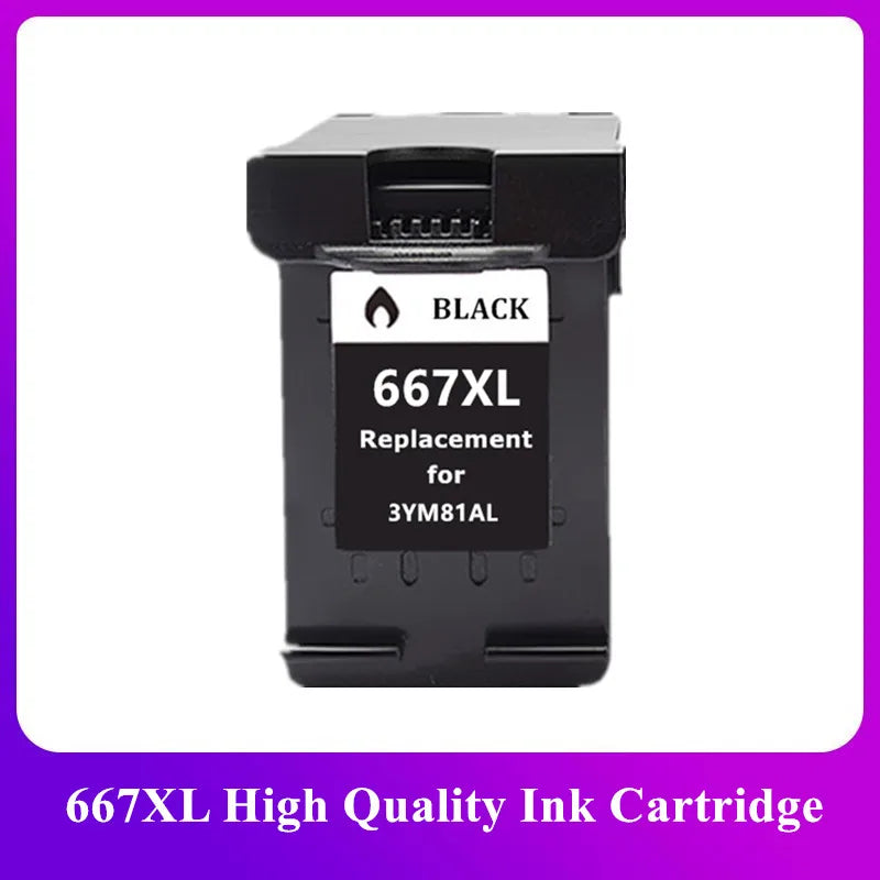 667XL Ink Cartridge Compatible For HP DeskJet 1275 2374 2375 2376 2775 2776