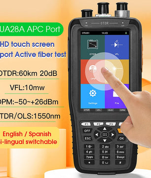 Single Mode Fiber Smart OTDR Optical Time Domain Reflectometer